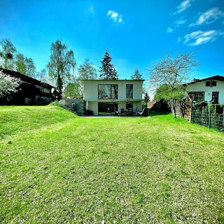 100M2 Fewo Im Haus Am See Mit Garten Bei Potsdam Schwielowsee Exterior foto