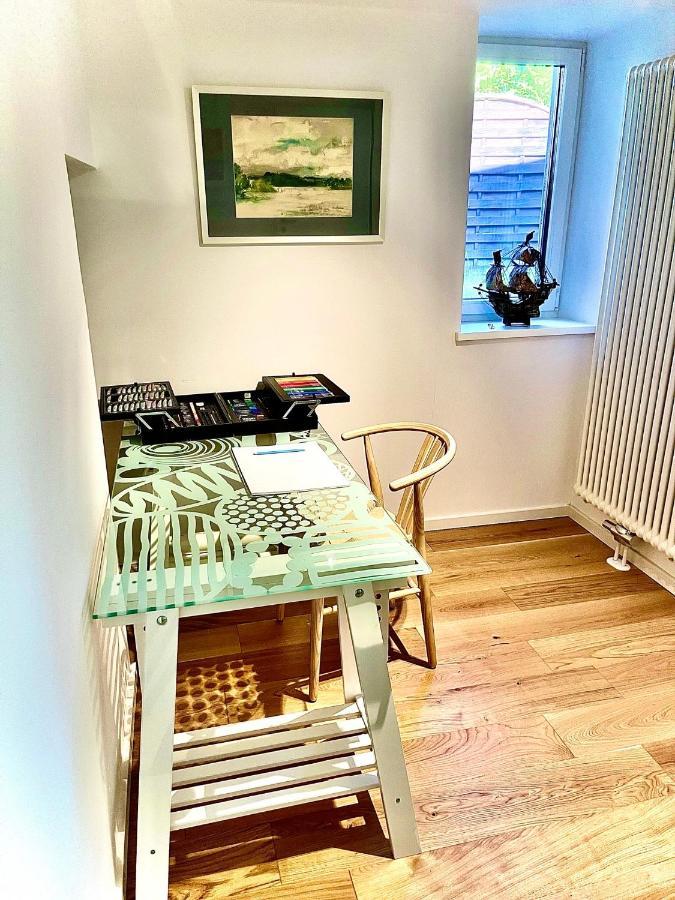 100M2 Fewo Im Haus Am See Mit Garten Bei Potsdam Schwielowsee Exterior foto