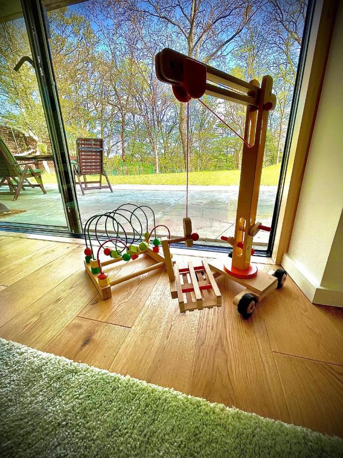 100M2 Fewo Im Haus Am See Mit Garten Bei Potsdam Schwielowsee Exterior foto