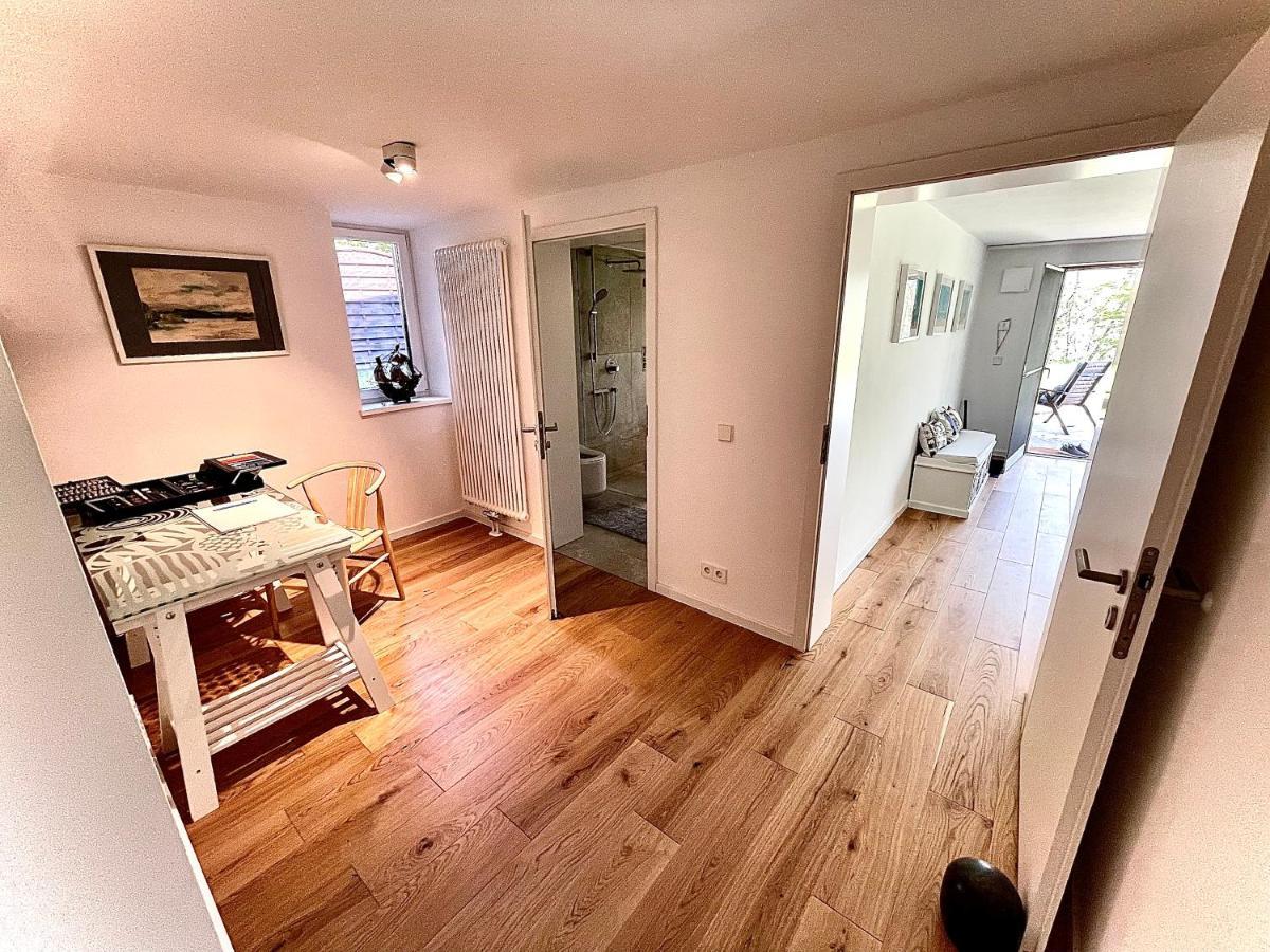 100M2 Fewo Im Haus Am See Mit Garten Bei Potsdam Schwielowsee Exterior foto
